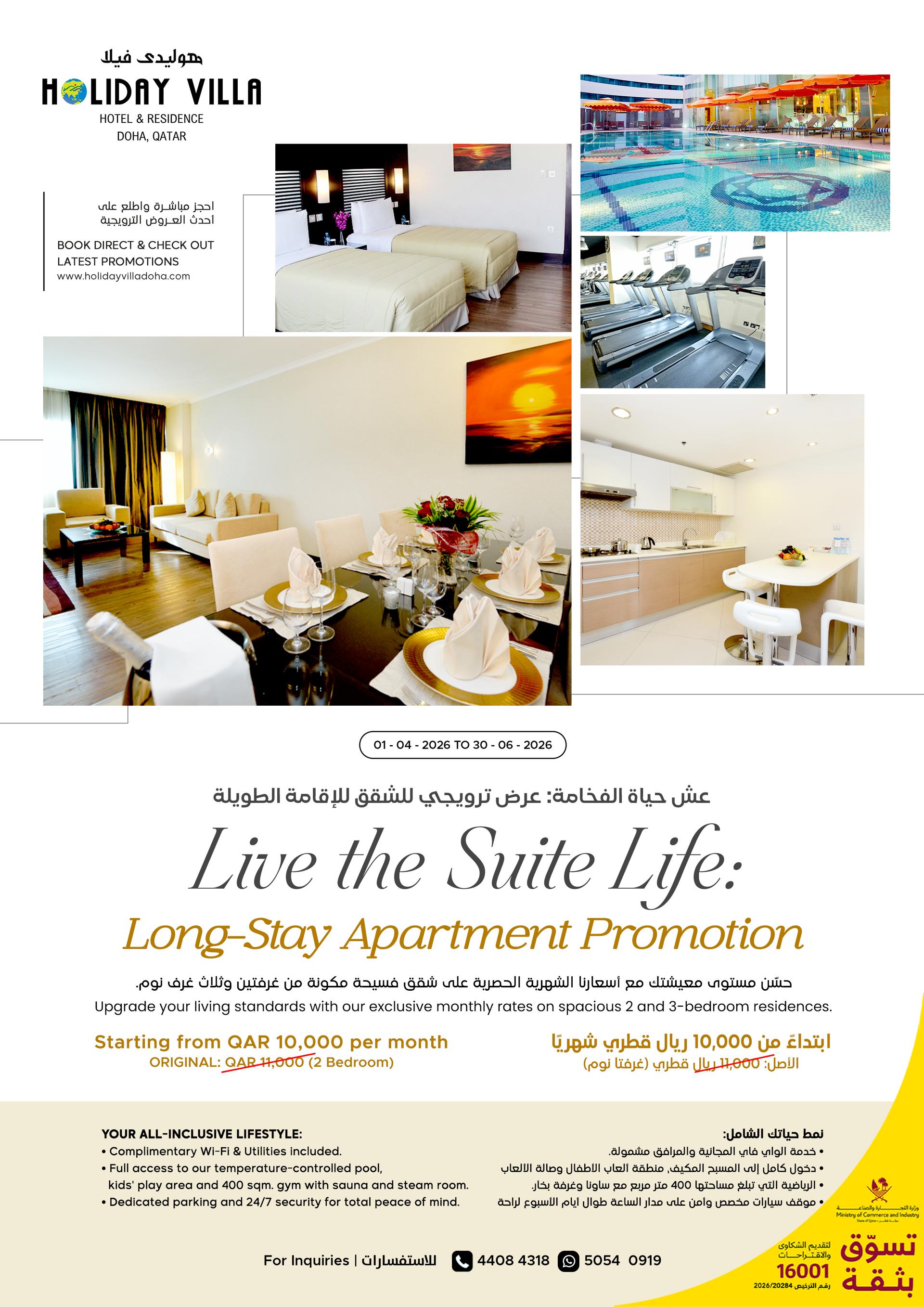 Apartment Long Stay Promo